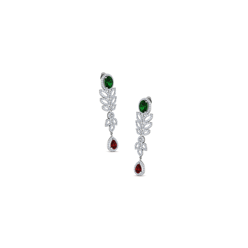 Sunburst Glint Diamond Earrings