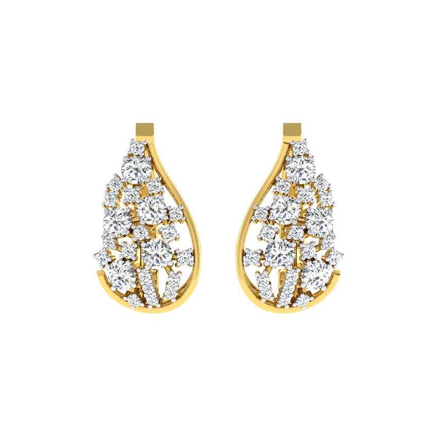 Radiant Aura Diamond Earrings Bali