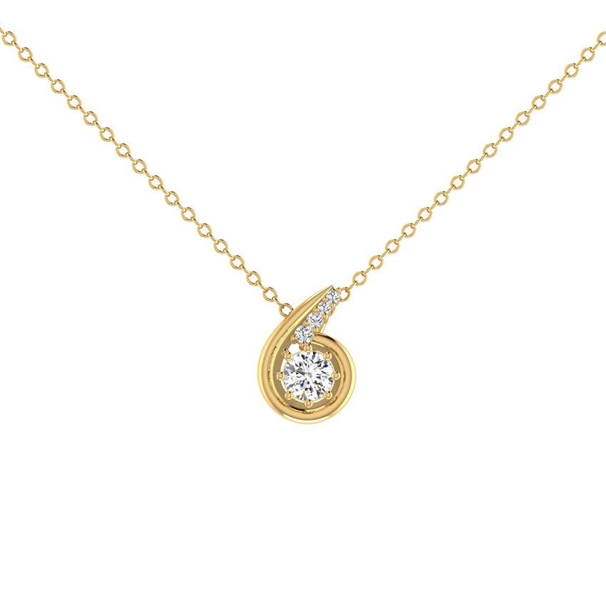 Moonveil Diamond Pendant