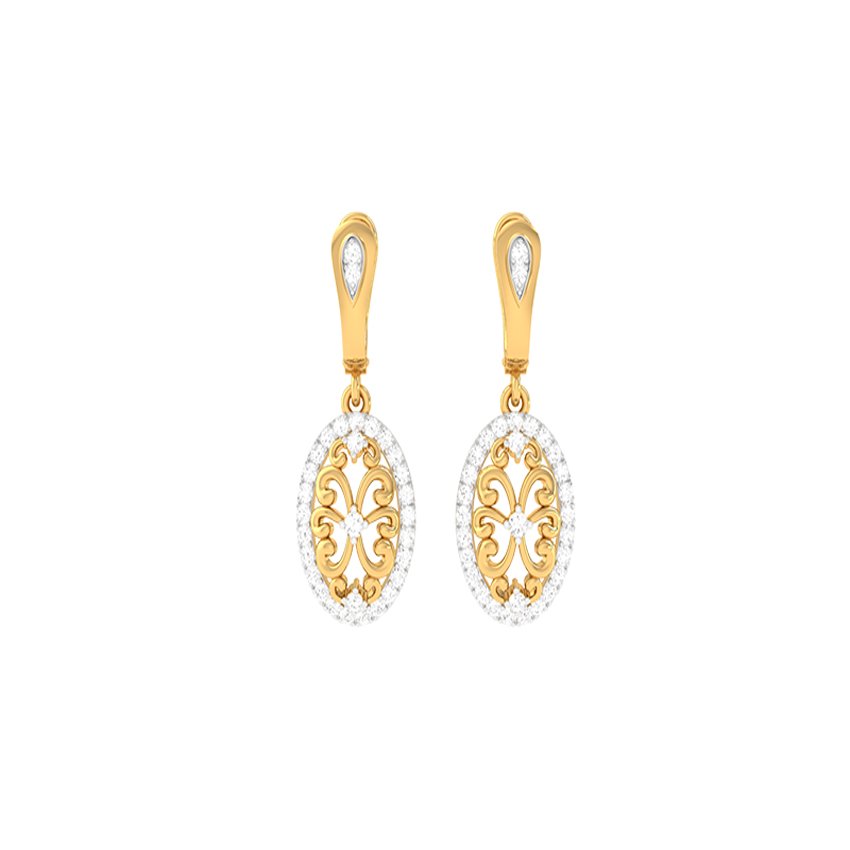 Diamond Rainbeam Earrings