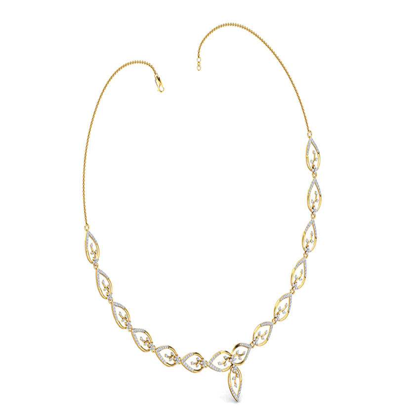 Art Deco Sparkle Diamond Necklace Set