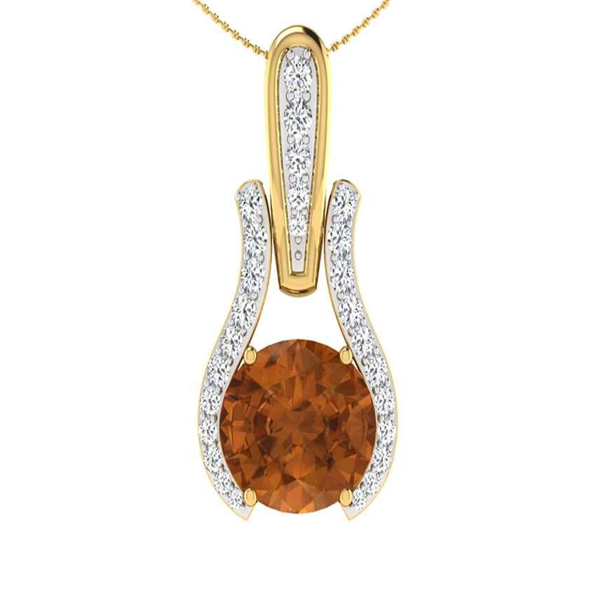 Sunkissed Gleam Diamond Pendant
