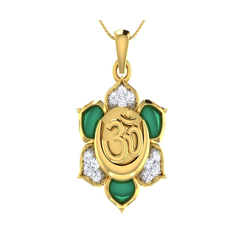 Diamond Om Radiance Pendant