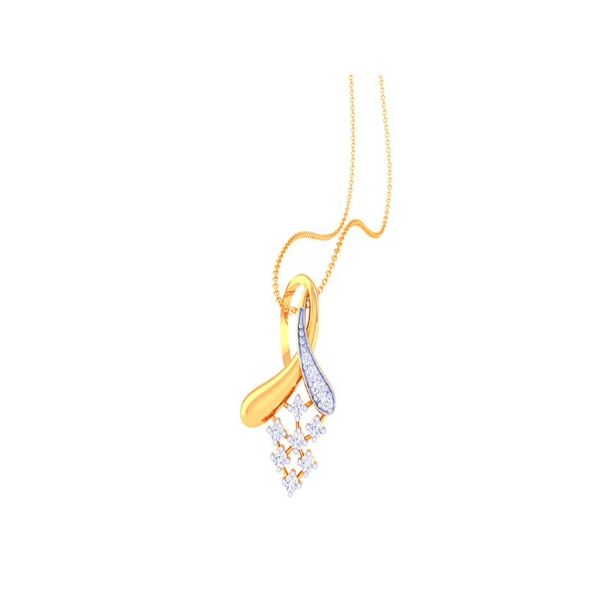 Diamond Aurora Crest Pendant