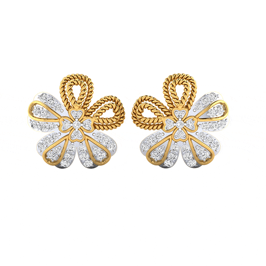 Opal Glow Diamond Earrings Tops